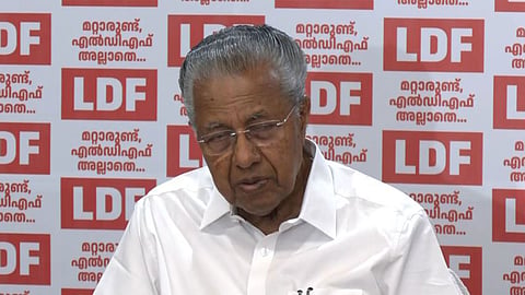 Kerala state Chief Minister Pinarayi Vijayan