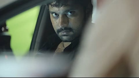 Arulnithi on the sets of Demonte Colony 3