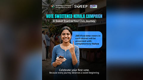 First-time voters in each district will receive specially branded halwa packets on polling day