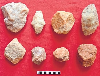 Road project workers stumble upon stone age tools in Deogarh’s Reamal
