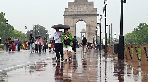  IMD has issued a yellow alert in the city, in New Delhi on Friday.