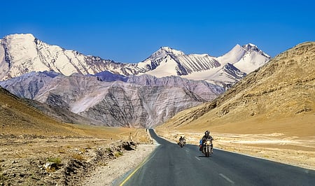 The sharp rise in tourists reflects Ladakh's growing popularity among international travellers seeking high-altitude adventure experiences.