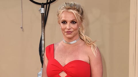 Britney Spears arrives at the Los Angeles premiere of “Once Upon a Time in Hollywood,” on July 22, 2019. 