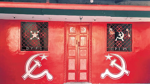 A communist party office in Vannivelampatti, Madurai 