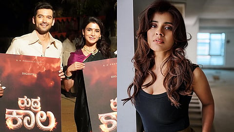 Diganth and Samantha Ruth Prabhu (L), Hebbah Patel (R)