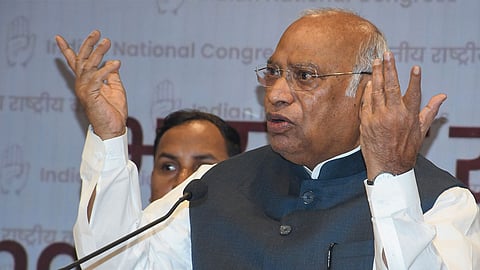 Congress president Mallikarjun Kharge