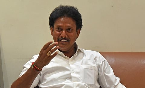 Former Tamil Nadu School Education Minister  Anbil Mahesh Poyyamozhi. 