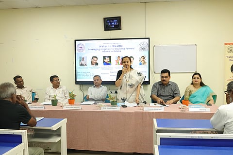 The experts drew attention to important empirical findings on irrigation use in Odisha. 