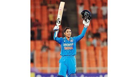 Smriti Mandhana breaks Rohit Sharma's record to become India's leading run-scorer in T20Is