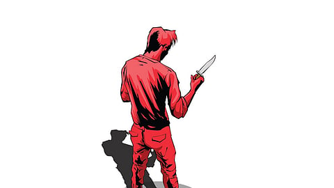 Knife atack , robbery , stabbing
