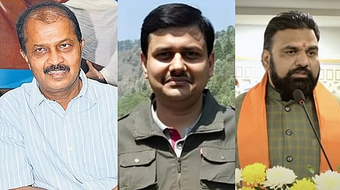  Deepak Kumar,  Kaushal Raj Sharma, Bihar CM Samrat Choudhary. (L-R)