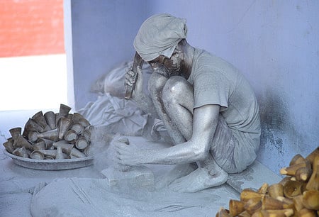 People manufacturing crackers at sivakasi in Viruthunagar 
