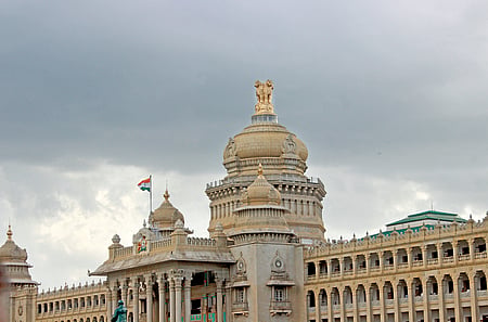A view of Vidhana Soudha in Bengaluru.