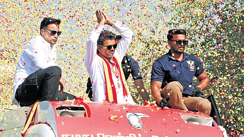 Vijay’s Tamilaga Vettri Kazhagam (TVK) won 108 seats in its debut, emerging as the largest party but falling short of a majority to form government.