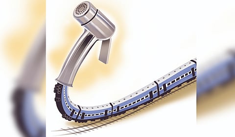 As many as 328 gravity cock (water taps), three health faucets, 23 stainless steel mugs, five dustbins, four stainless steel dustbins  and four fire extinguishers figure among items stolen from trains in just one division under the Southern Railway. 