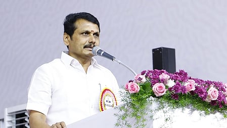Coimbatore South MLA and former minister V Senthil Balaji 