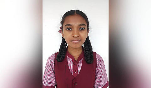 Manasa, a visually impaired student from Rangarao Memorial School for Differently Abled (RMSD) in Mysuru