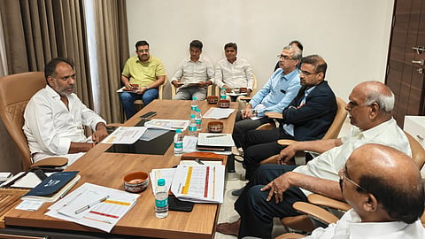Energy minister Gottipati Ravikumar held a review meeting at his camp office on Tuesday. 