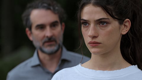 Jay Duplass (L) and Ella Rubin (R) in a still from Sterling Point