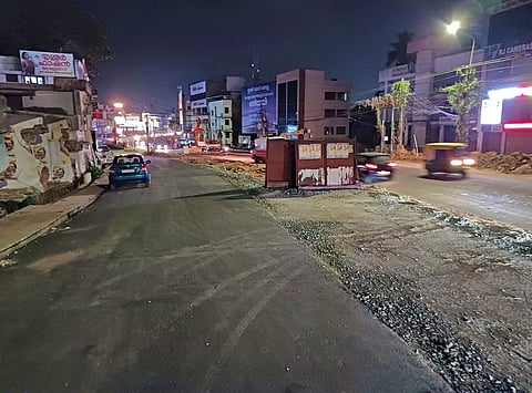 The stretch at Kallampally in Sreekaryam