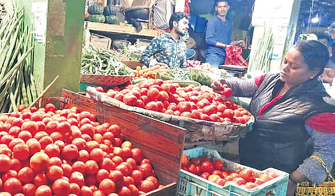 Tomatoes, which were selling at Rs 35/kg in retail markets, are now priced between Rs 50 and Rs 70