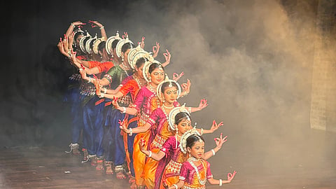 Students performing at Kallol 2026