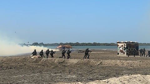 Tactical drill in Kutch