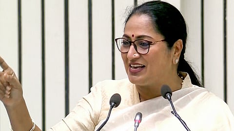 Delhi CM Rekha Gupta.