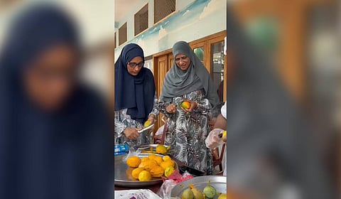 Residents participating in the Fruit Tree Mission in Kozhikode.