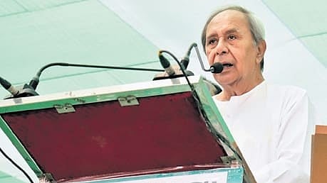 BJD president and leader of Opposition Naveen Patnaik.