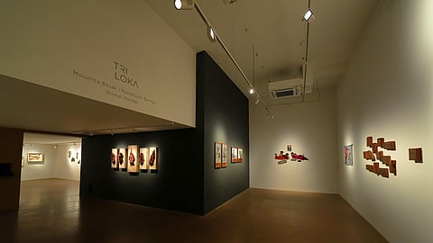 Triloka weaves three artistic worlds together