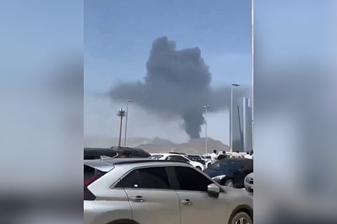 Three Indian nationals sustained moderate injuries after the fire broke out on the oil facility