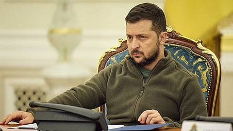 Ukrainian President Volodymyr Zelensky.