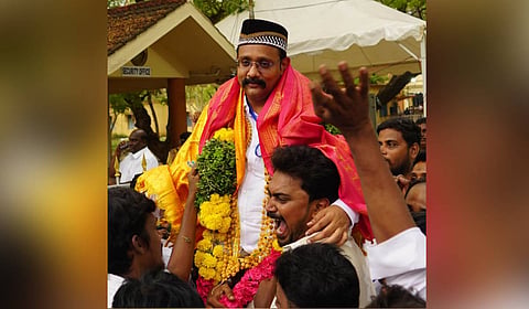 TVK candidate Madhar Badhurudeen, a meat shop owner with little presence in mainstream political discourse, won in the Madurai Central constituency.