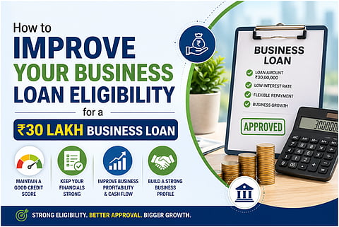 How to Improve Your Business Loan Eligibility for a ₹30 Lakh Business Loan 