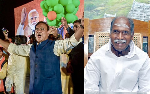 The Congress groomed both Sarma and Rangasamy, but later almost gift-wrapped them to the BJP-led NDA when it failed to accommodate their aspirations