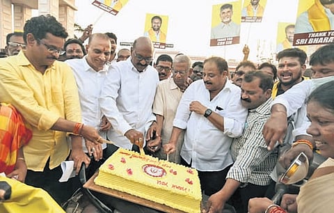 Celebrations broke out at Visakhapatnam Railway Station on Tuesday following the Gazette notification of the long-cherished South Coast Railway Zone. 