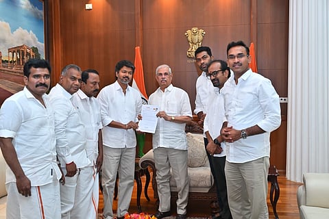 Vijay and his Council of Ministers are expected to be sworn in at a grand function in the Nehru Indoor Stadium in Chennai on Thursday (May 7). 