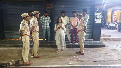 Malkajgiri Police Commissioner Sumathi posed as a common woman on the streets of Dilsukhnagar.