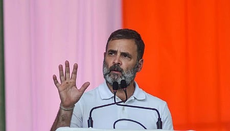 Congress leader Rahul Gandhi.