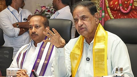 The Tirumala Tirupati Devasthanams Board meeting was held on Wednesday at Annamayya Bhavan in Tirumala under the chairmanship of TTD Chairman B.R. Naidu.