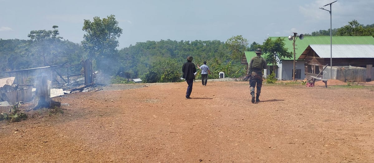 Myanmar-based Kuki militants attacked three Naga villages; houses set ablaze