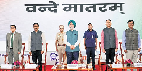 LG at the ‘Niyukti Samaroh’ organised by the Delhi Development Authority.