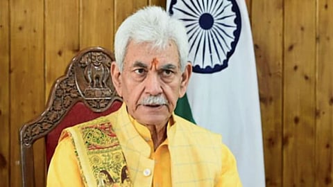 Jammu and Kashmir Lieutenant Governor Manoj Sinha.