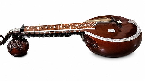 Gourd-resonance guitar