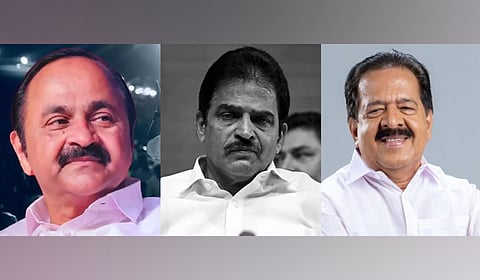 Currently, VD Satheesan, MP KC Venugopal and Ramesh Chennithala are being considered for the CM post.