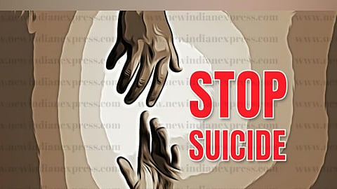 A case of abetment of suicide is registered against the woman at Rajagopal Nagar police station.