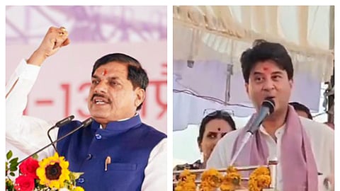 MP CM Mohan Yadav, Union Minister Jyotiraditya Scindia 