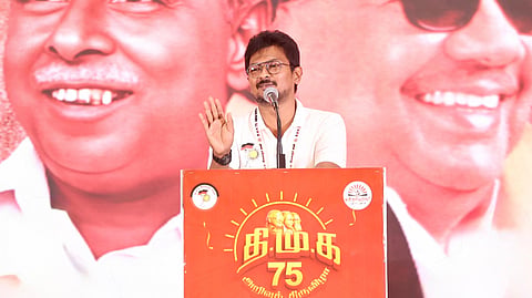 DMK MLA and former TN Deputy CM Udhayanidhi Stalin.