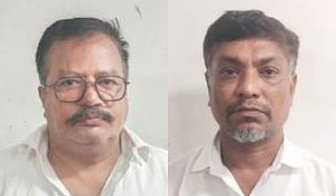 From left : Rajesh Tiwar Soni (54) of Kondithope and Tamilselvan (48) of Pulianthope. 